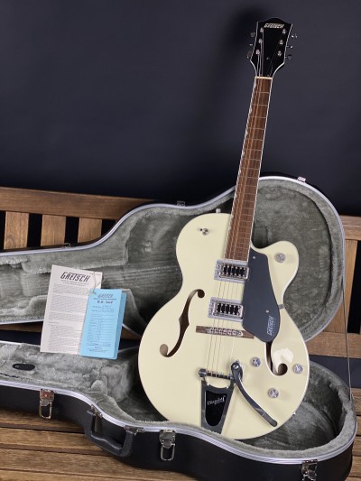 Gretsch G5420T Two tone Vintage White London Gray